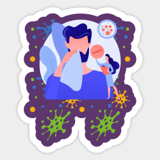 Seasonal flu Sticker